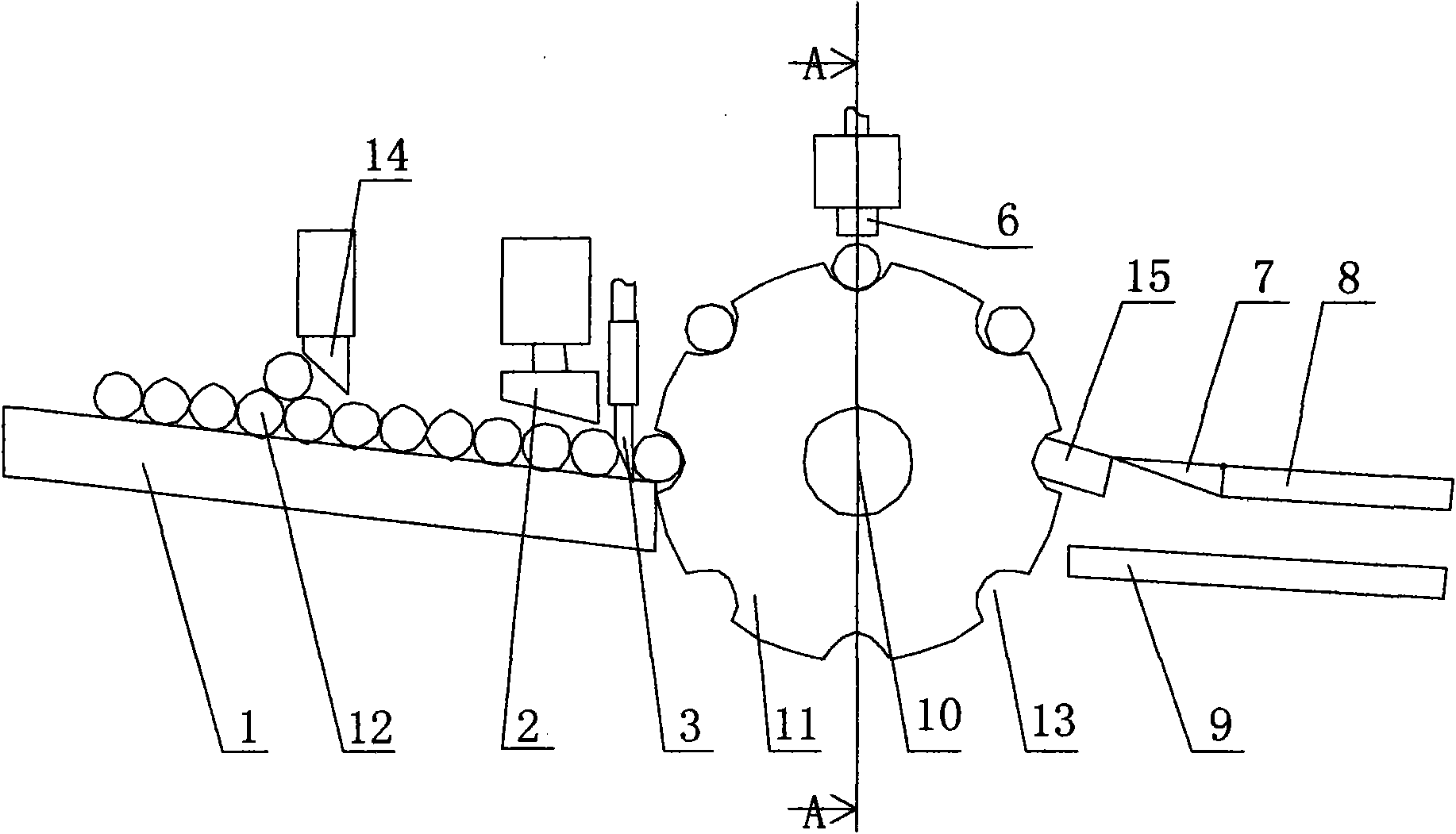 Dimension automatic detection device and method of piston rod