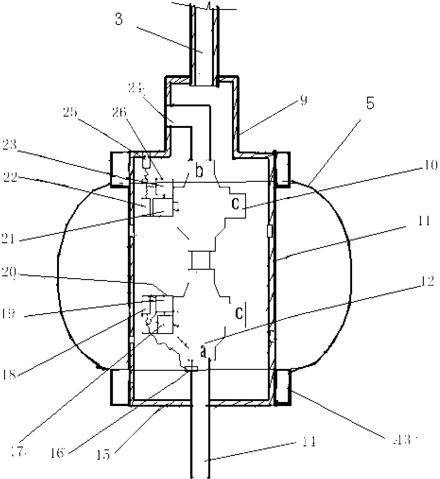 Electronically controlled single-loop water-plugging overburden strata fracture detection method