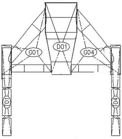 Method for constructing upper conduit frame of six-pile conduit frame