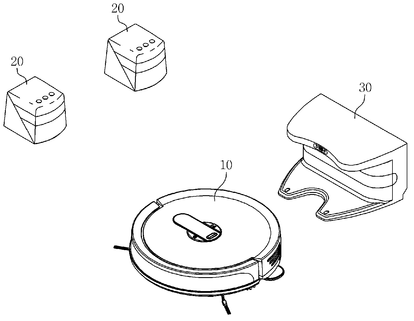 Cleaning robot system and its method for controlling