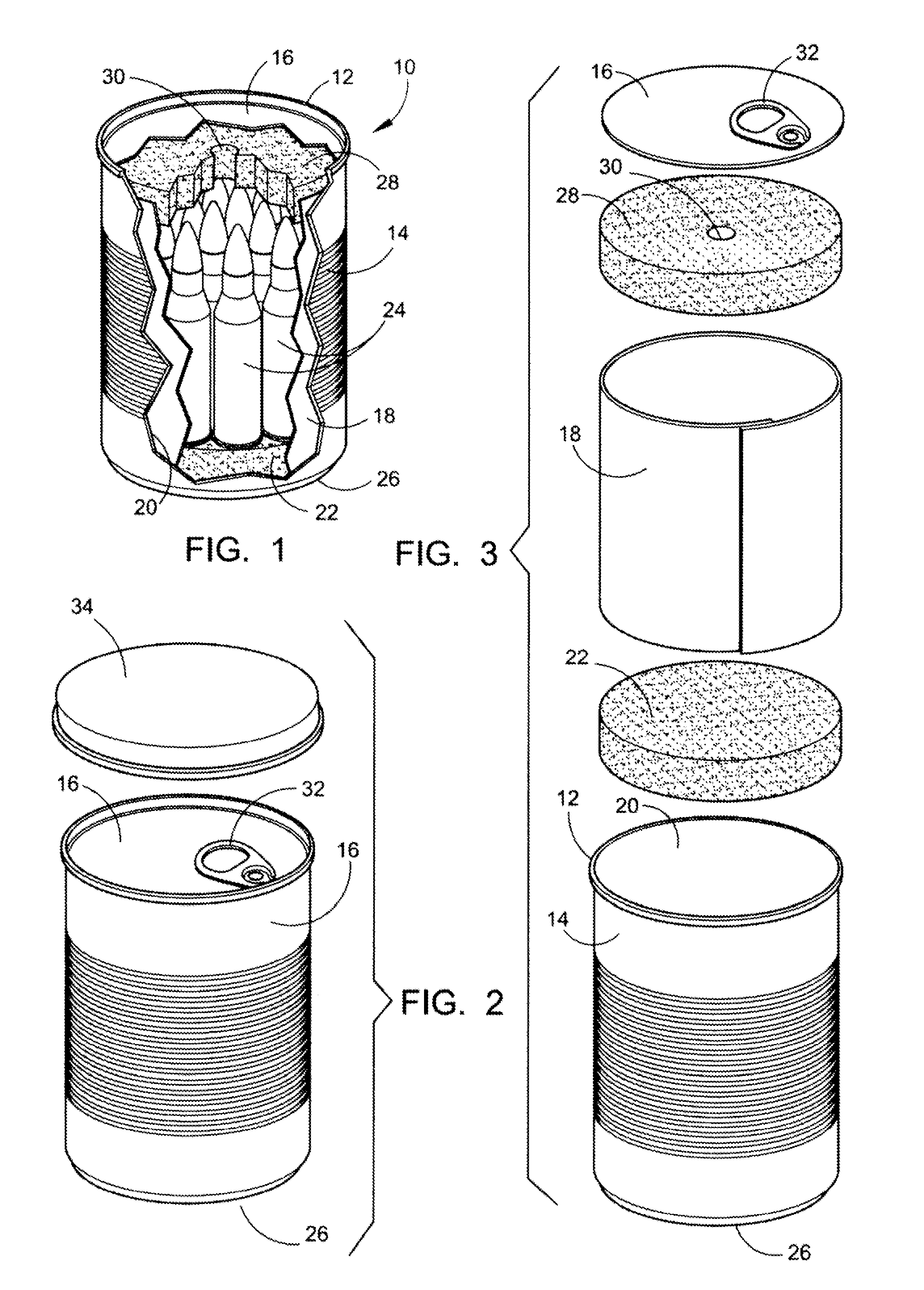 Ammunition preservation packaging and storage system