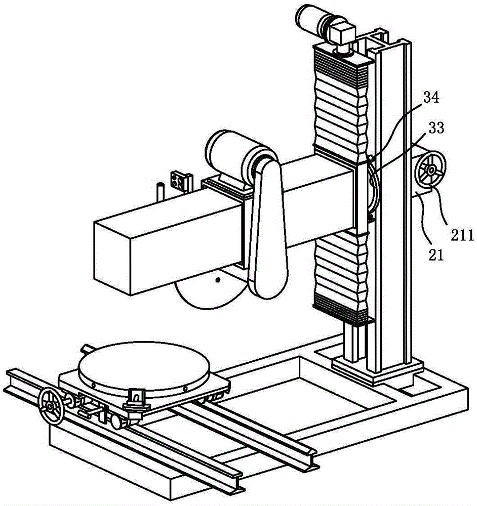 Inclined feed cutting machine