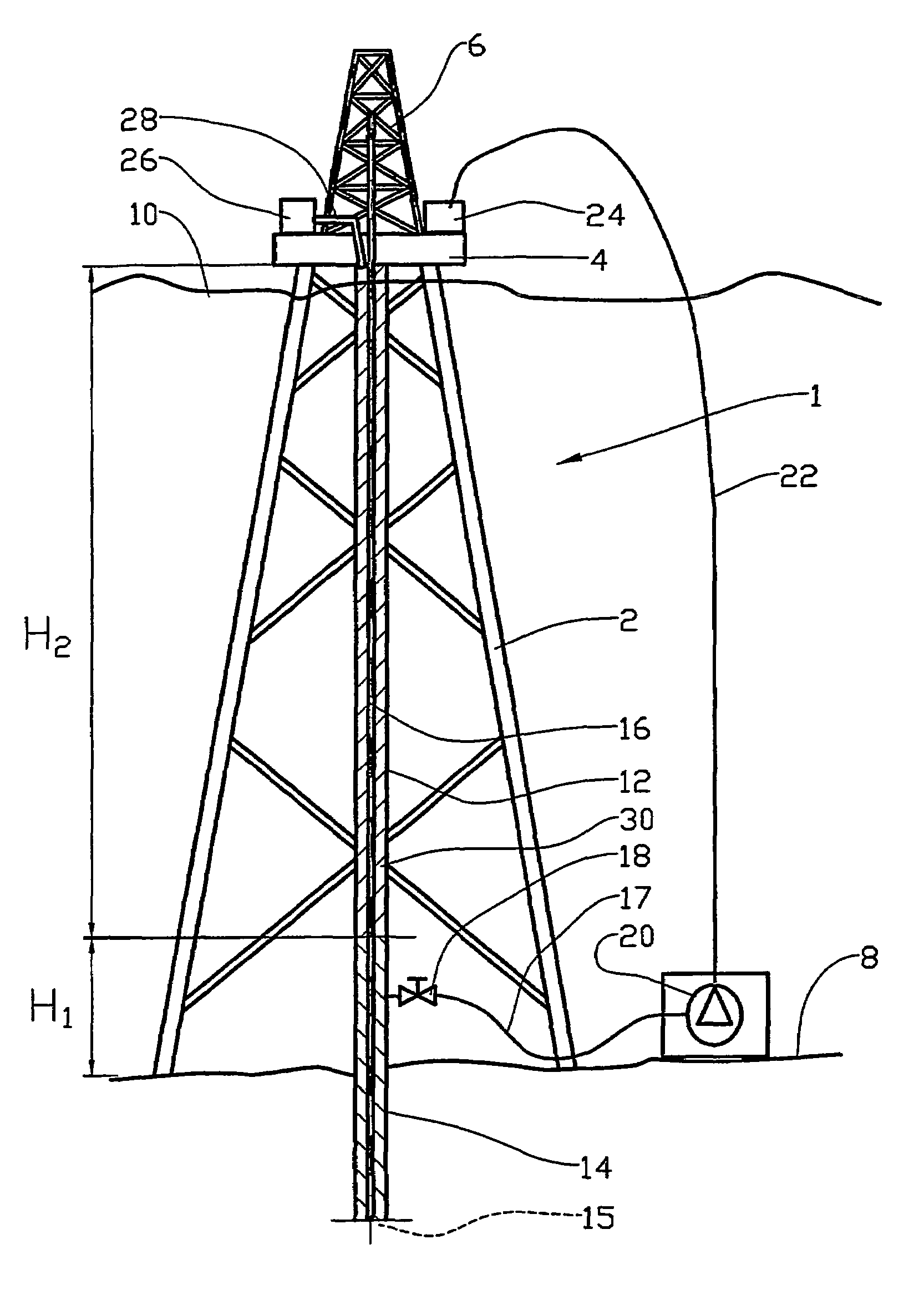 Method and device for controlling drilling fluid pressure