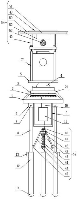 A municipal engineering surveying and mapping system and its surveying and mapping method