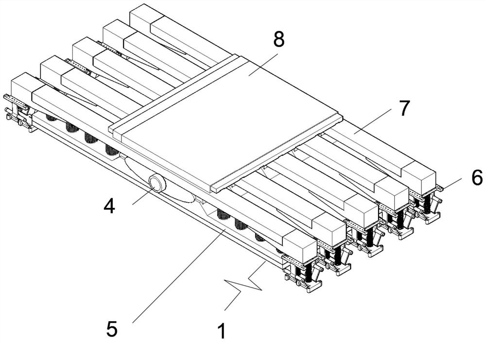 Semi-solid formed climbing frame guide seat equipment