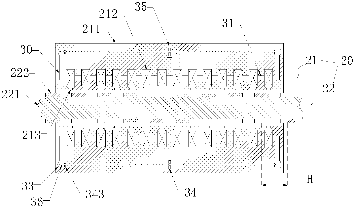 Large-stroke high-precision laser cutting machine based on permanent magnet linear motor servo system