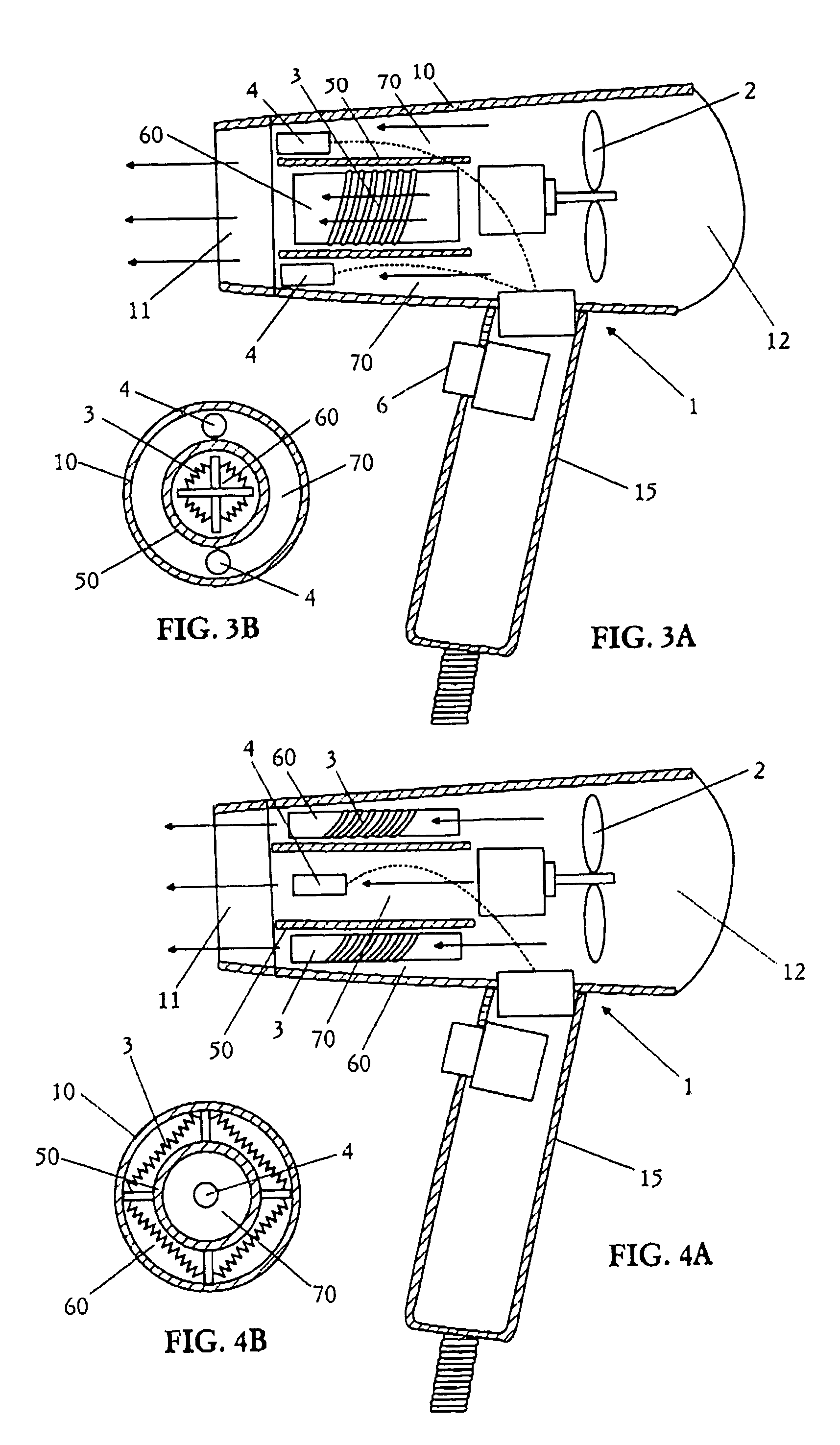 Hair dryer with minus ion generator