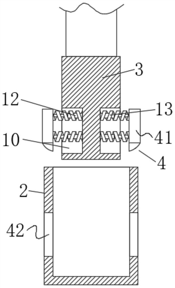 Bridge frame air pipe pre-embedded control device