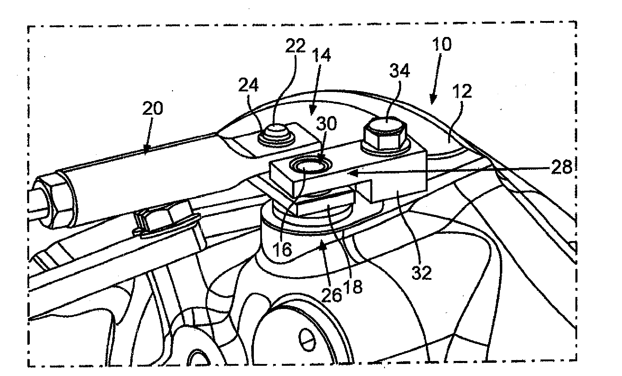 Valve device for a turbine of an exhaust gas turbocharger