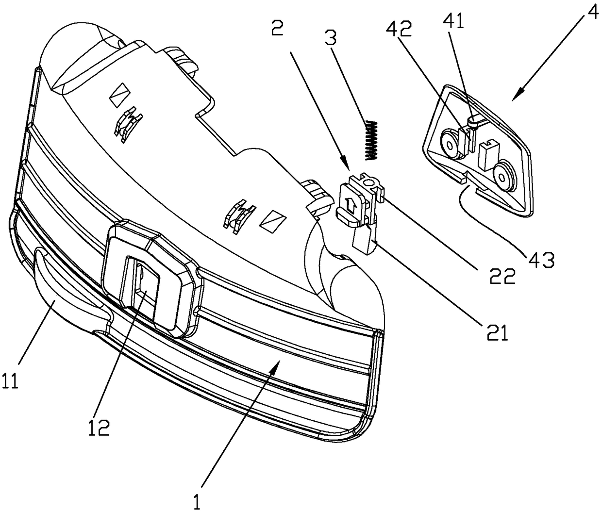 Mower lateral discharging cover