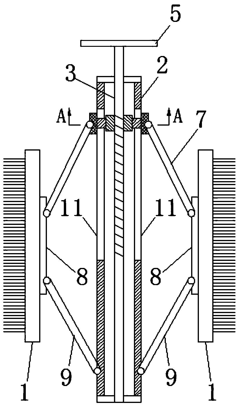 Cleaning brush for narrow-mouth bottle