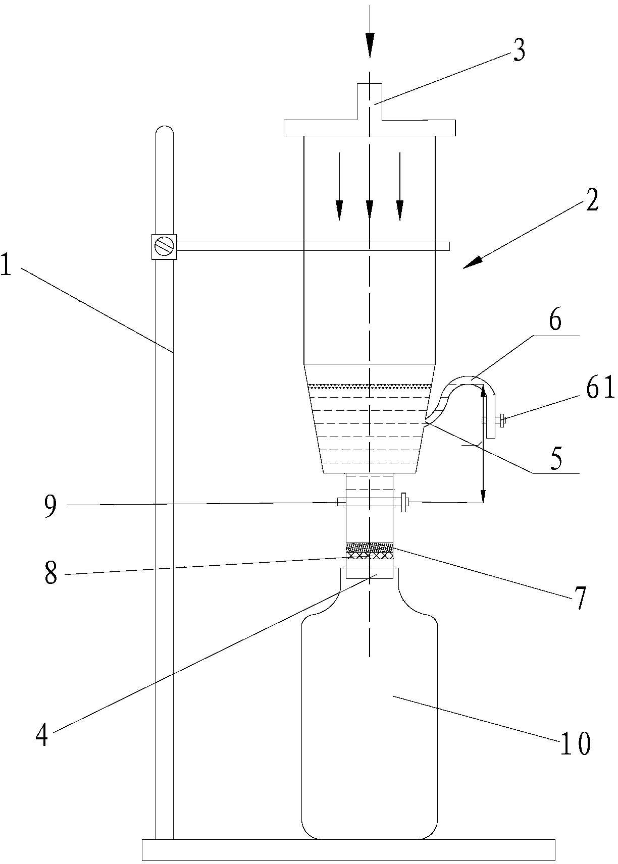 Water body plankton concentrating device and concentrating method