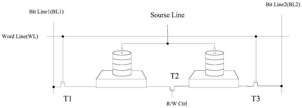 Self-reference storage structure and storage and calculation integrated circuit