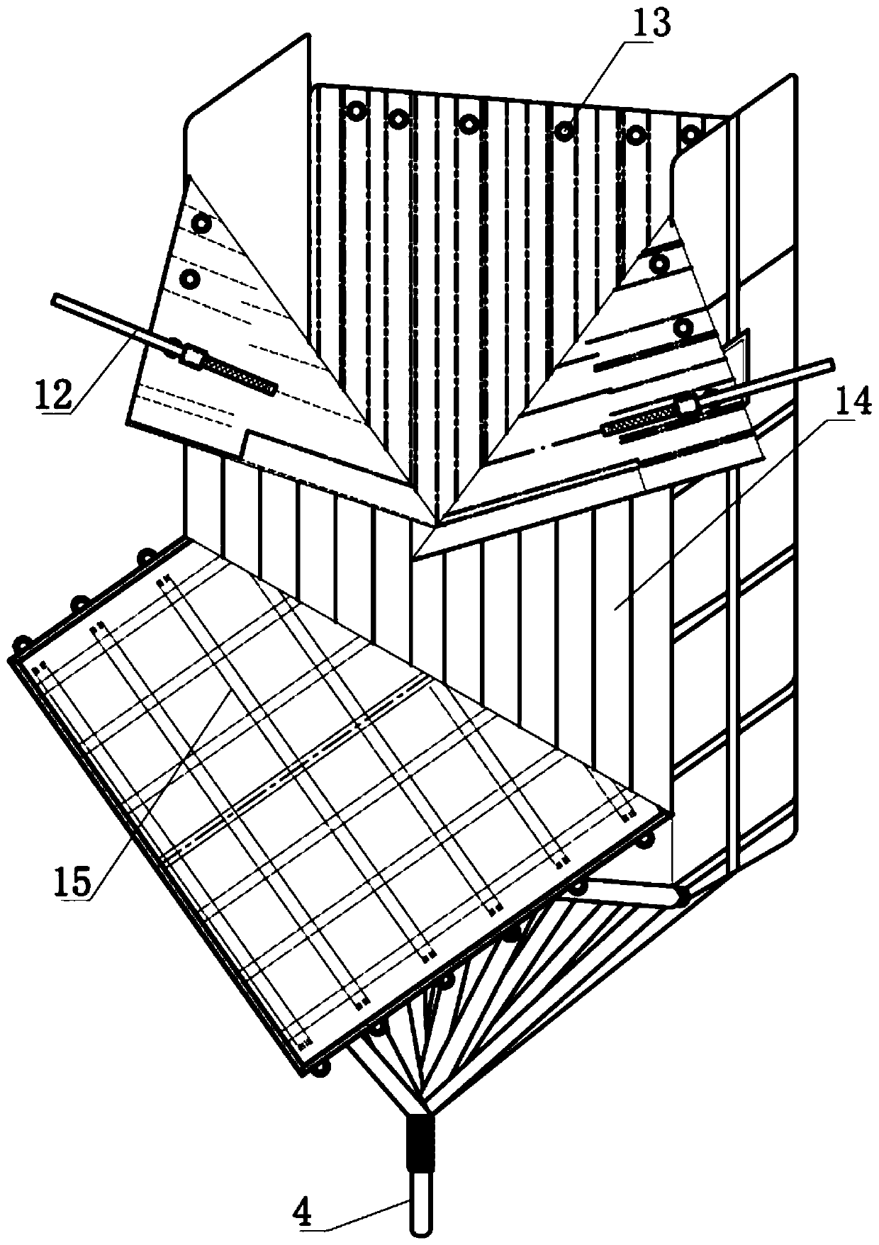 Method for improving parachute opening reliability of large ram-air parachute