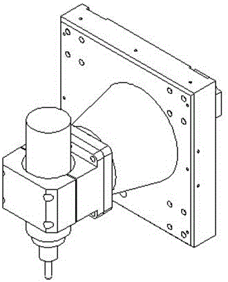 A five-axis linkage machine tool with foot-shaped column and short cantilever
