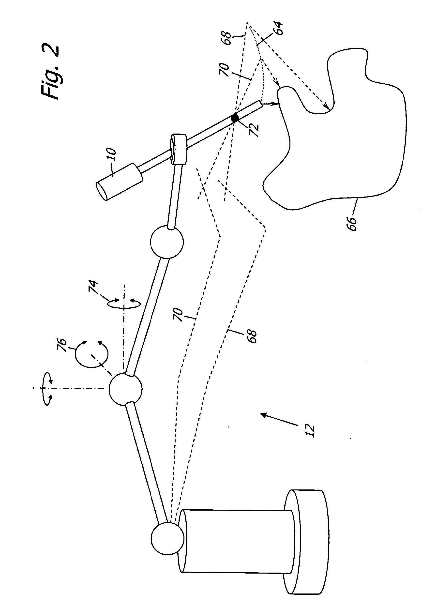 Method and system for using a variable direction of view endoscope with a robotic endoscope holder