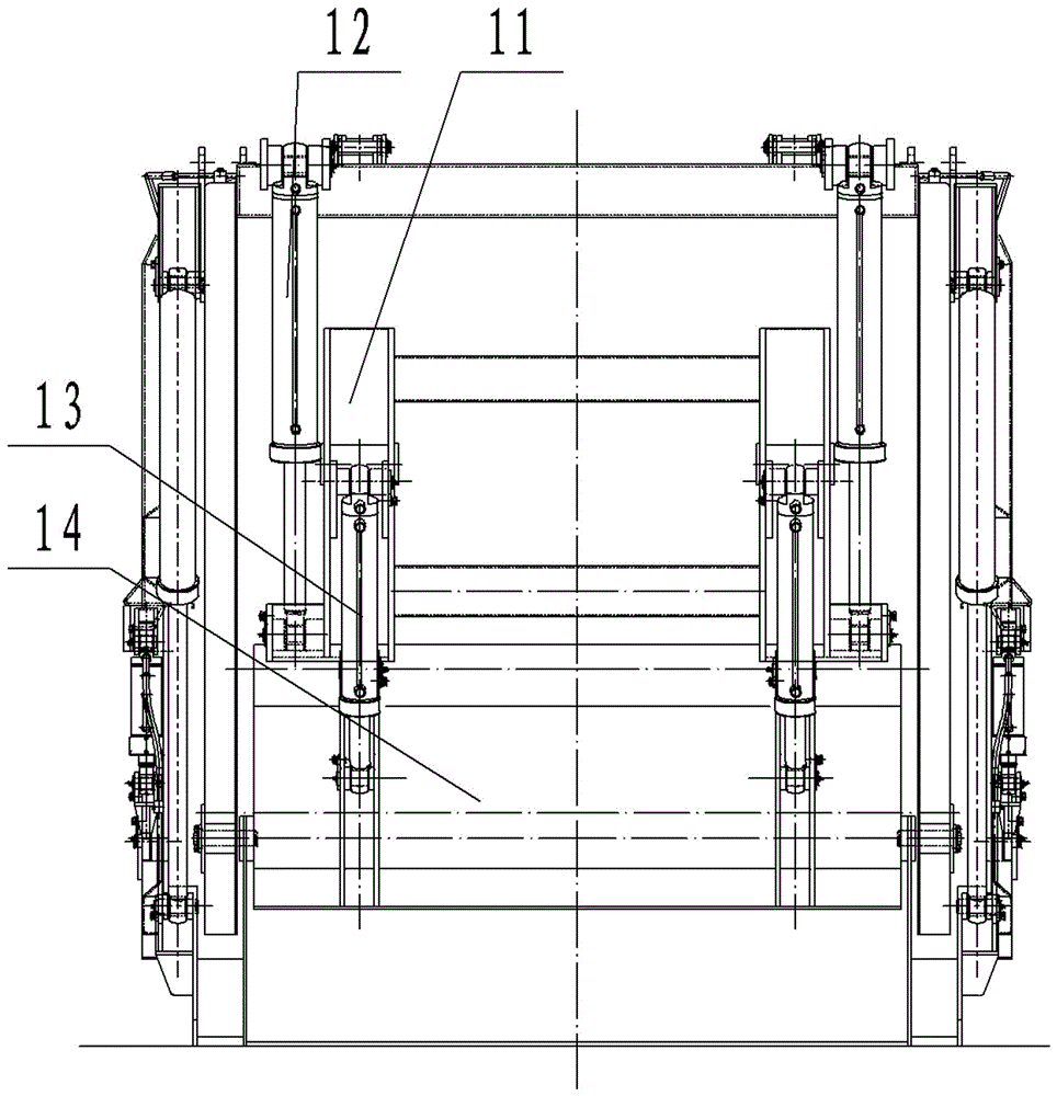 Self-loading compression pull arm carriage