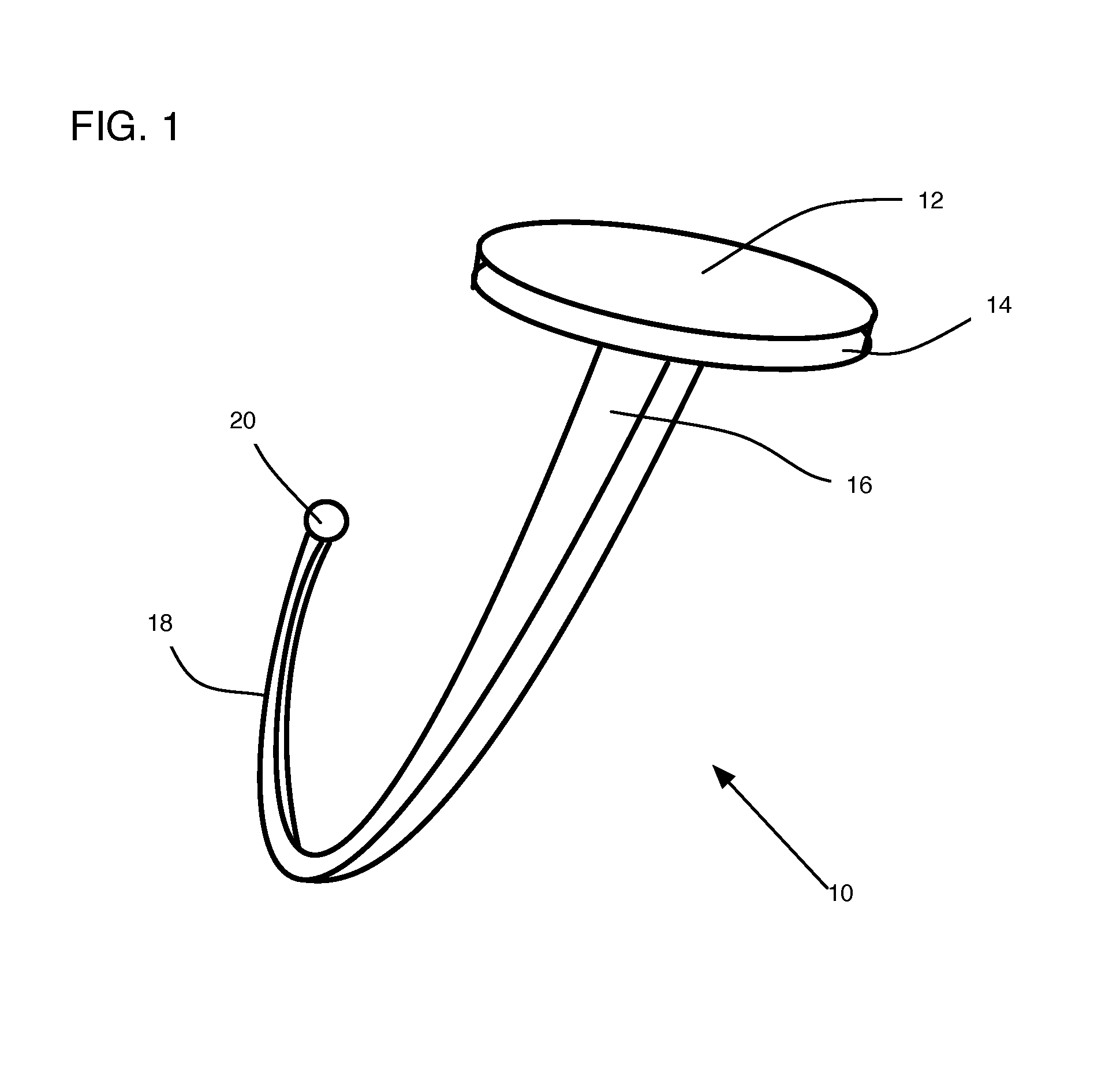 Method, device, and system for hanging an item