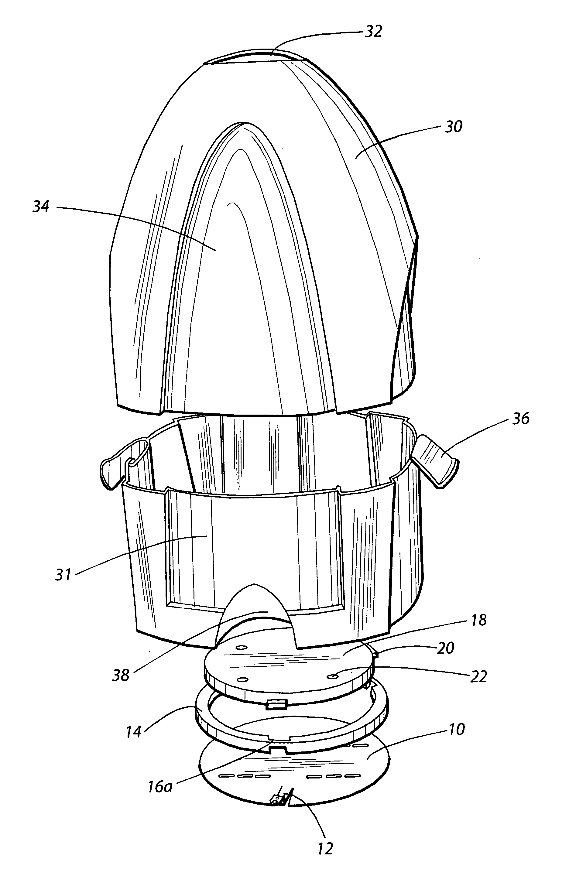 Universally mounted multi-purpose carrying case
