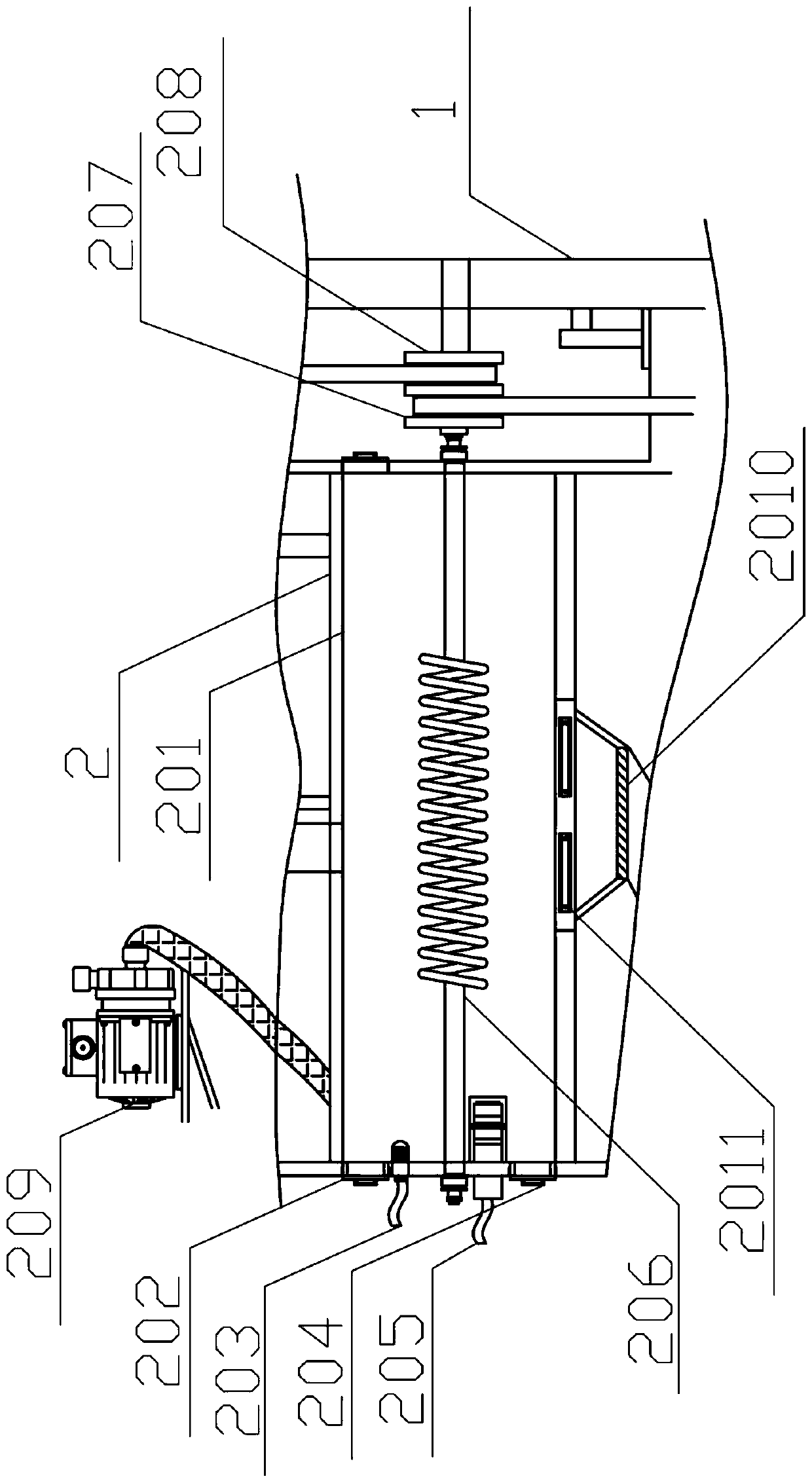 Device for extracting castor oil from castor cold pressed oil