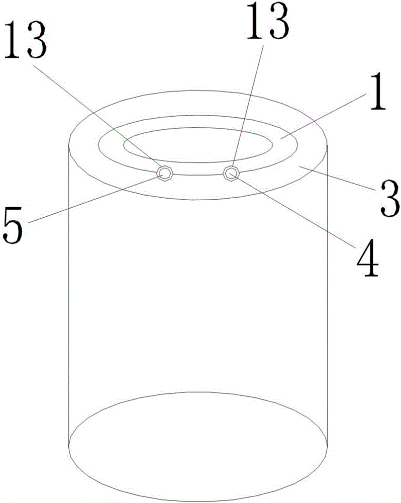 Rubber asphalt sample holding container with bottom and lateral dual insulation effect