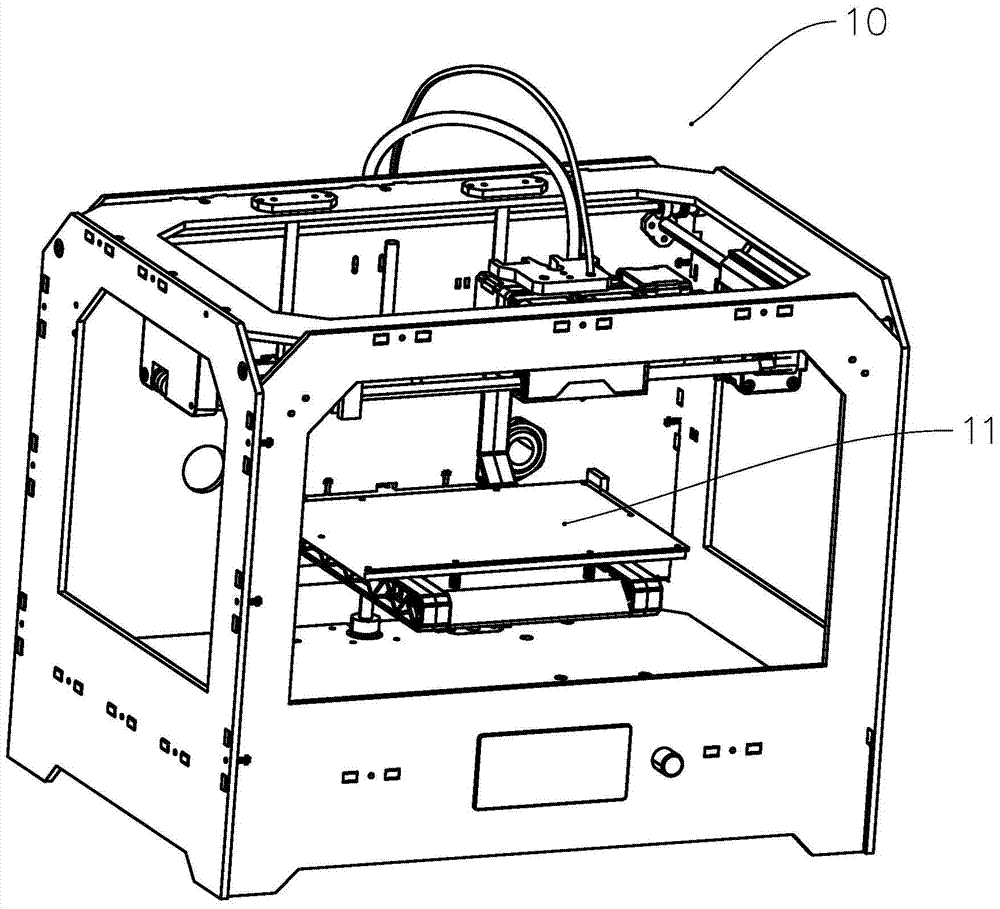 3D printer printing method