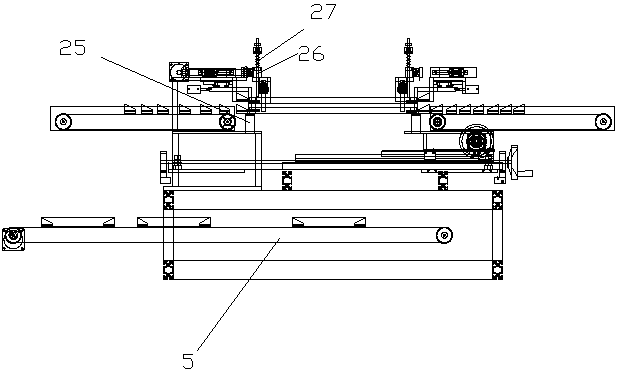 Automatic frame bar assembling machine
