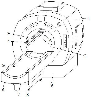 Brain tumor detection device based on magnetic resonance electrical impedance tomography