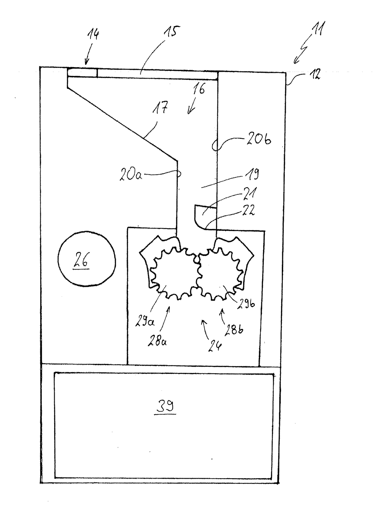 Comminution device and method for operating such a comminution device