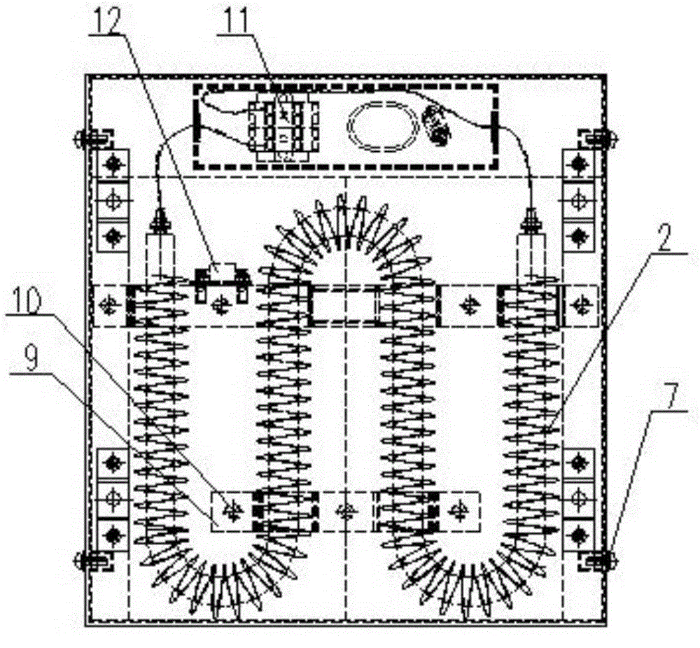 Electric heating device for rail vehicle and rail vehicle