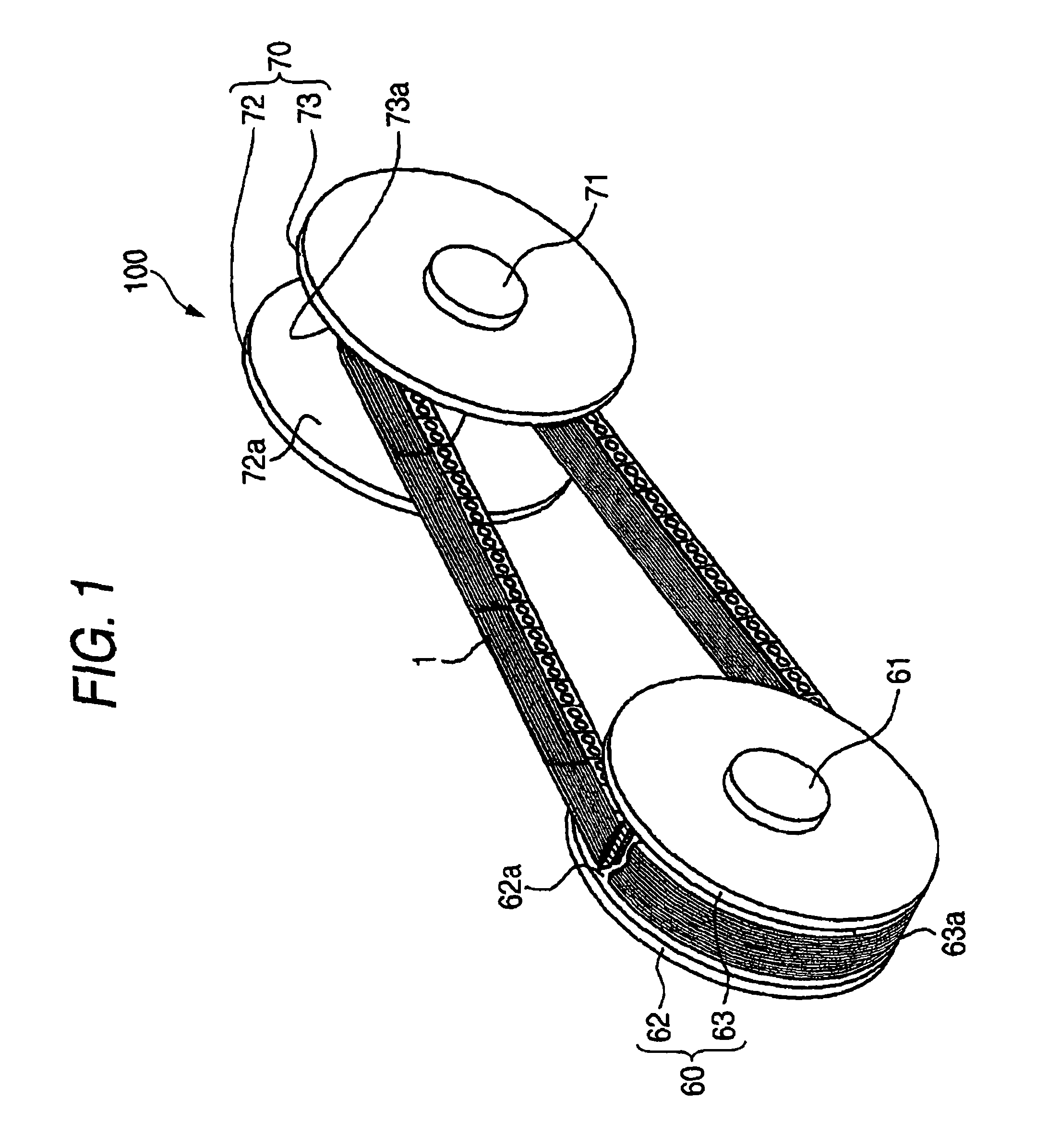 Power transmission chain, and power transmission system having the same