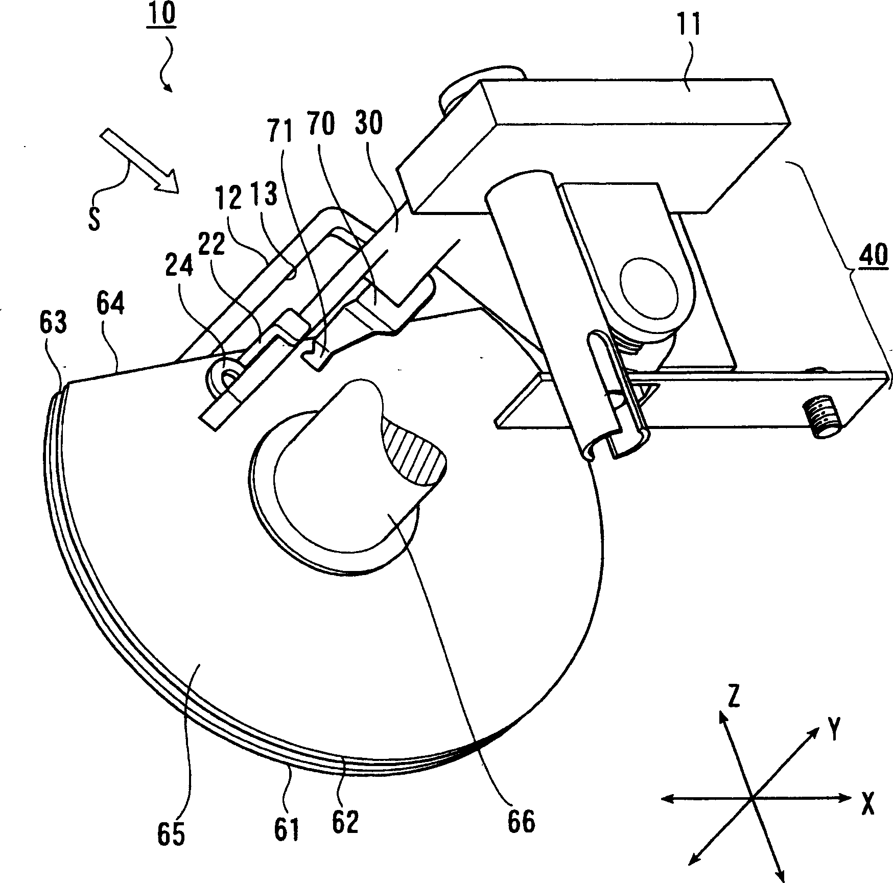 Thread return device of sewing machine