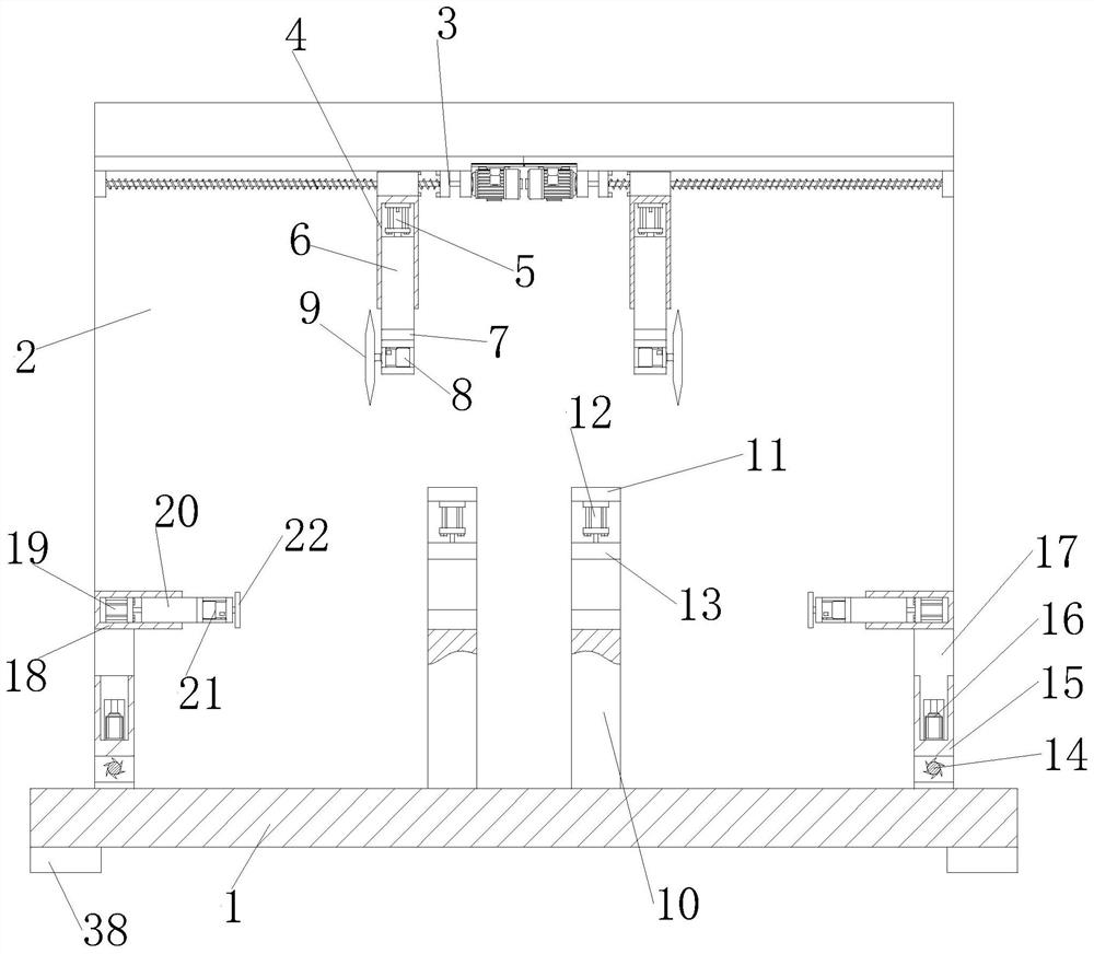 Multifunctional manufacturing table for hardware machining