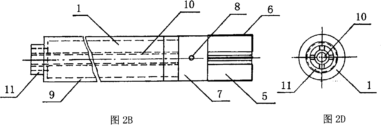 Method and equipment for setting rotary-jet steel strand ground anchor