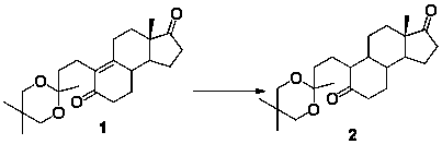 Method for preparing 19-desmethyl-4-androstene-3,17-diketone by using one-pot method