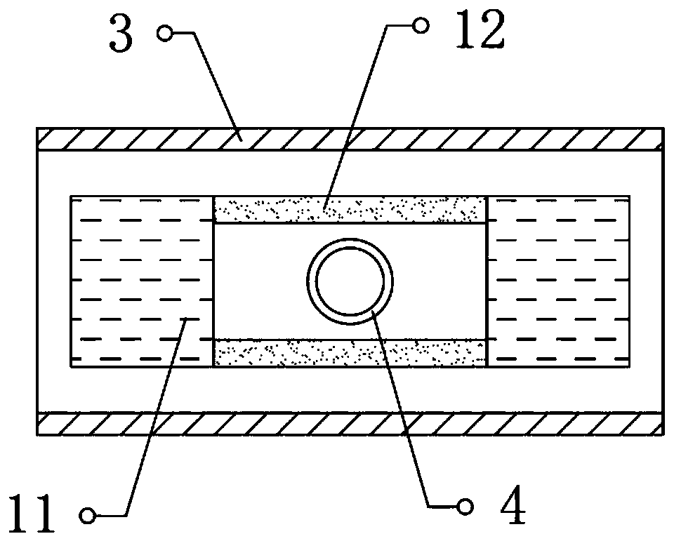 Drip irrigation device for agricultural greenhouses