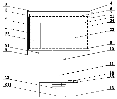 LED display supporting accurate multiple split screens