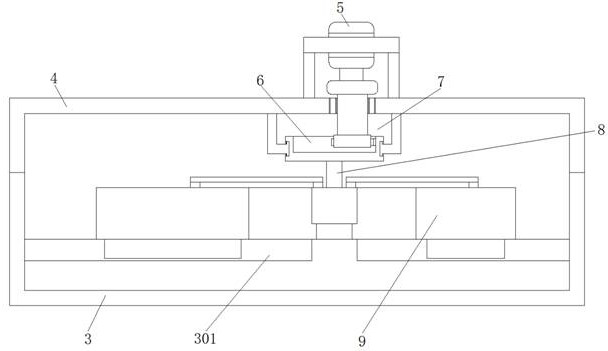 Reciprocating grinding device for button battery raw material production