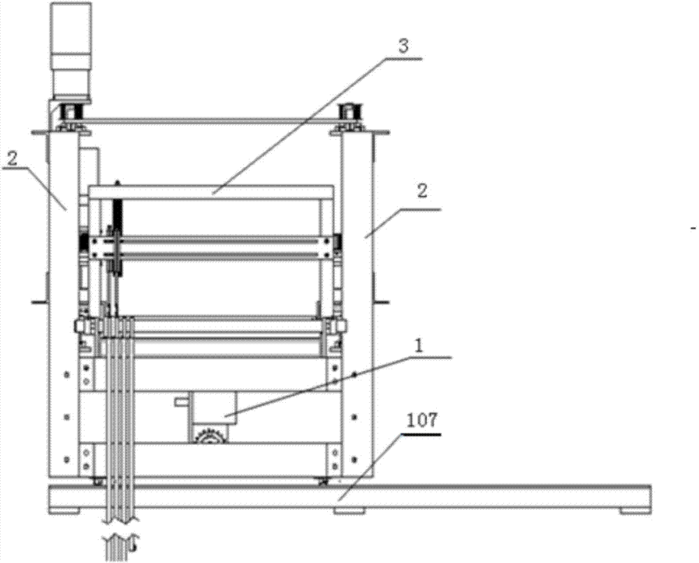 A detection device for the corrosion degree of the inner wall of a galvanizing tank