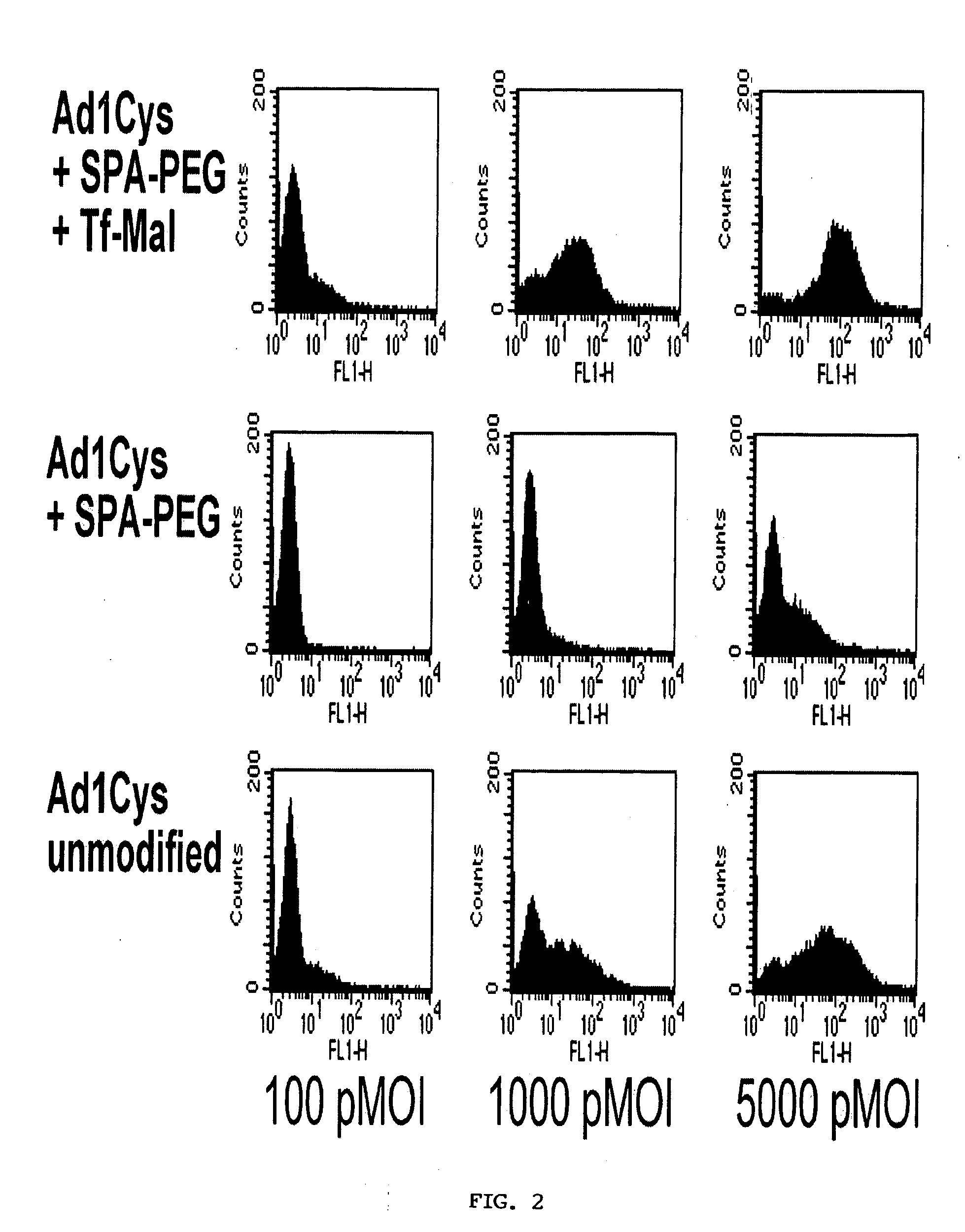 Modified viral vector particles