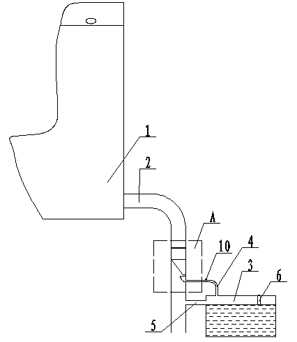 Urine separation and collection device