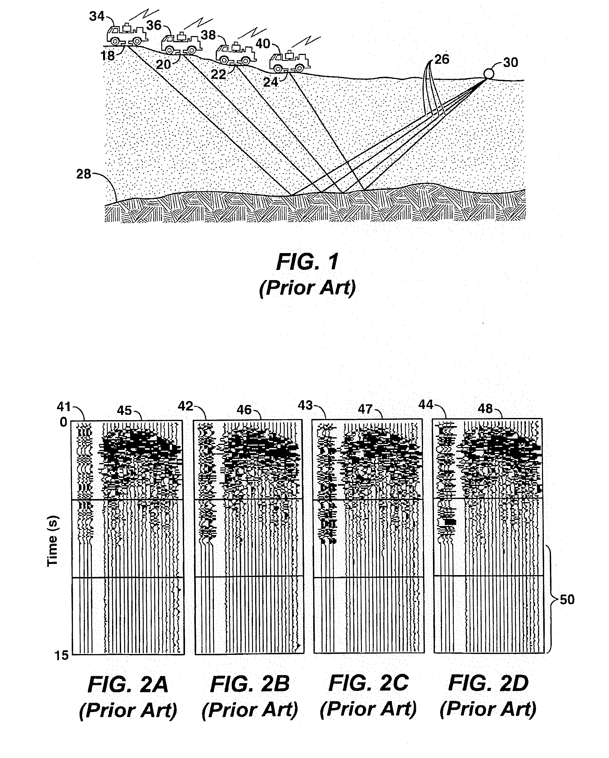 Separation and Noise Removal for Multiple Vibratory Source Seismic Data