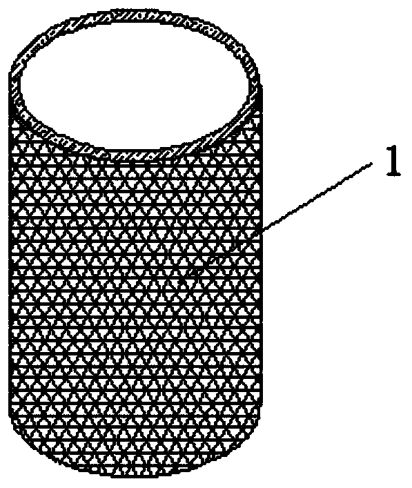 Porous metal screen tube and making method thereof
