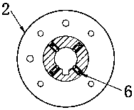 Quick pressure head flange for compressor motor