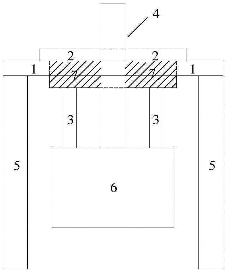 The structure and method of reducing the vibration of the operating mechanism by using the radial non-linear propagation of the wave