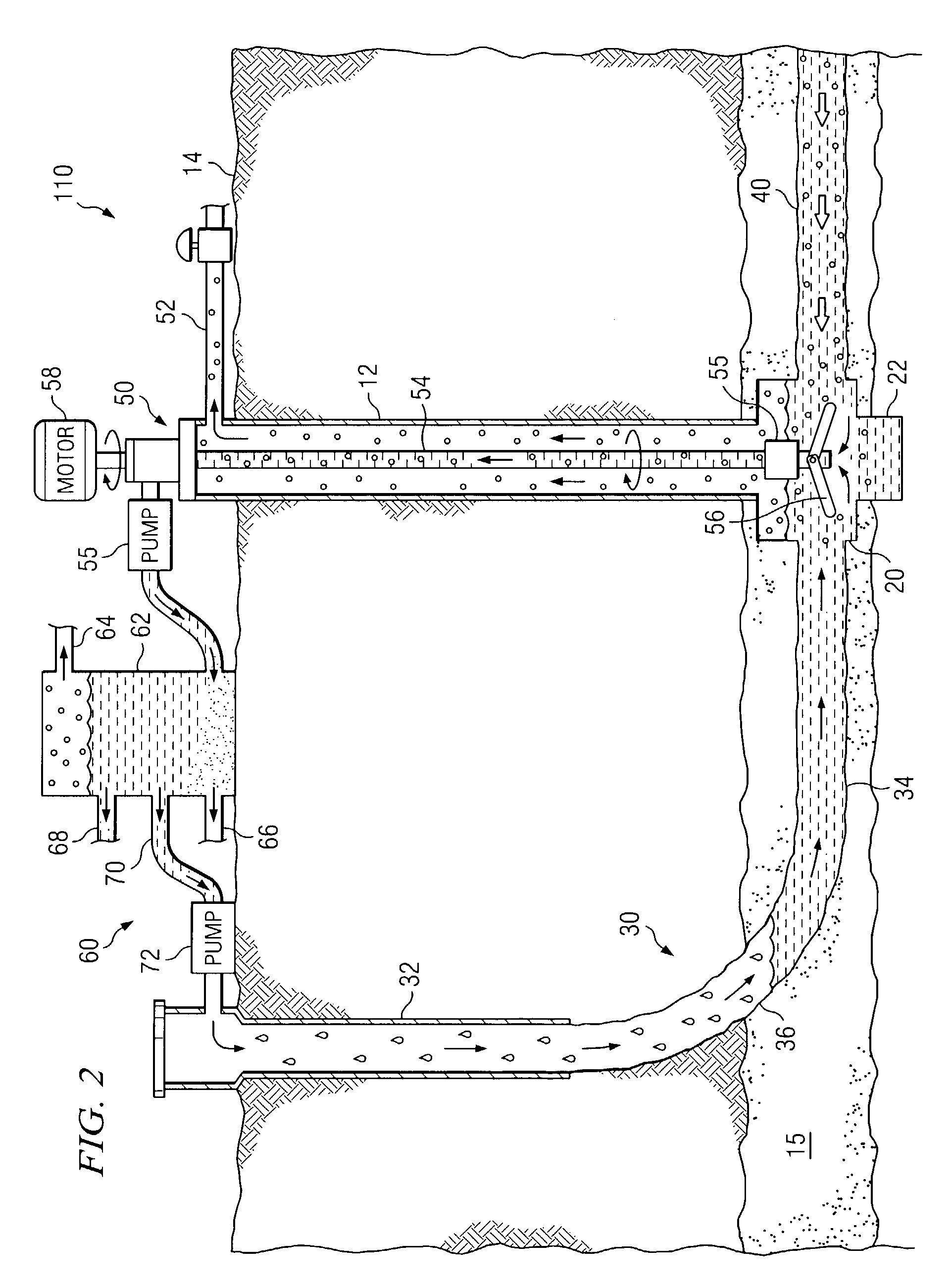 Method and system for recirculating fluid in a well system