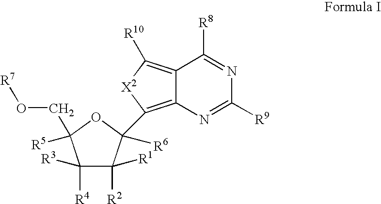 Carba-nucleoside analogs for antiviral treatment