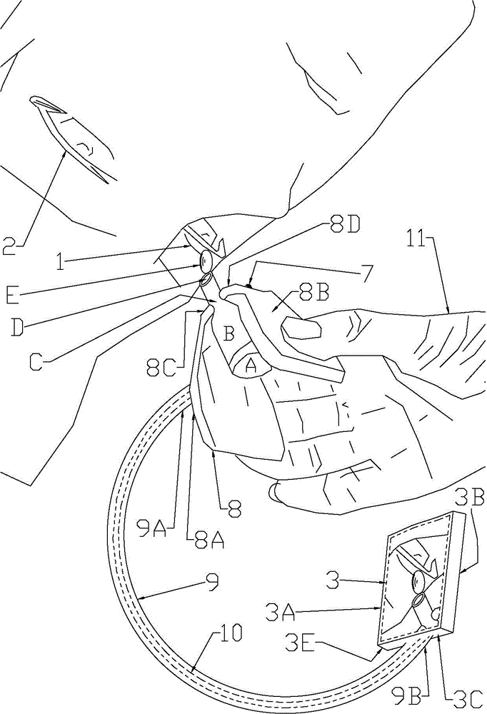 Visual eye-drops application assisting device with display screen