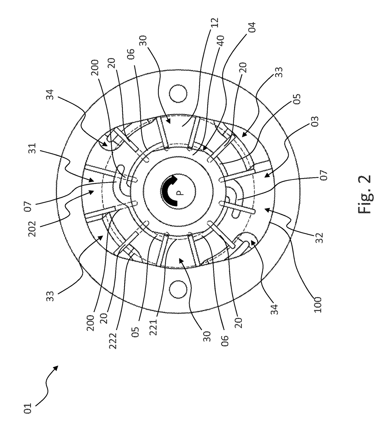 Vane pump and method for the operation thereof