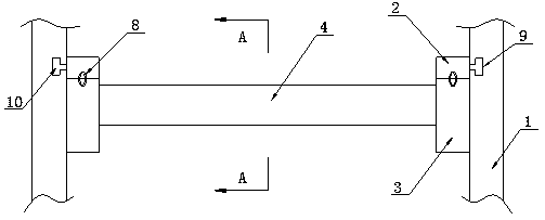 Anti-condensation shelf convenient to maintain